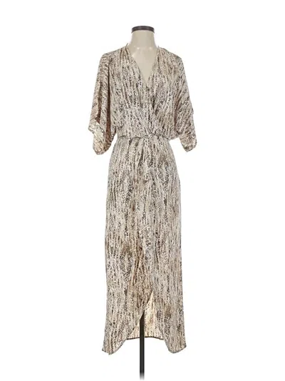 Lezat Casual Dress In Brown