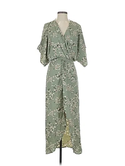 Pre-owned Lezat Casual Dress In Green