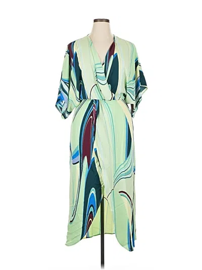 Pre-owned Lezat Casual Dress In Green