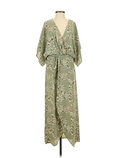 Pre-owned Lezat Casual Dress In Green