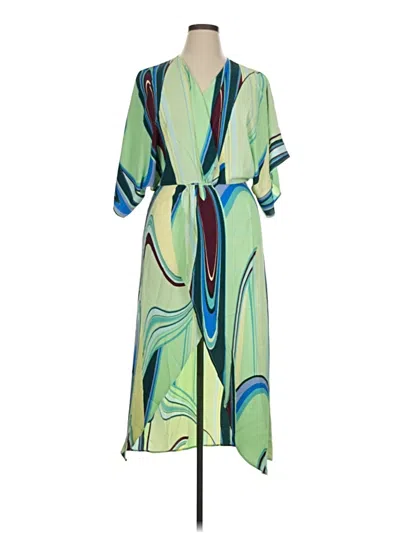 Pre-owned Lezat Casual Dress In Green