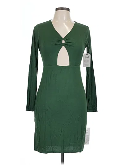 Pre-owned Lezat Casual Dress In Green