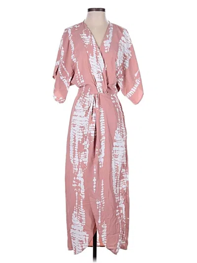 Pre-owned Lezat Casual Dress In Pink