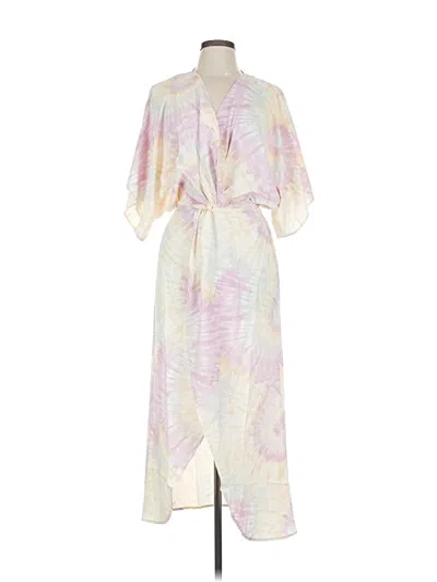 Pre-owned Lezat Casual Dress In White