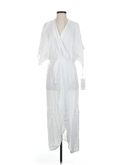 Lezat Casual Dress In White