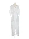 Lezat Casual Dress In White