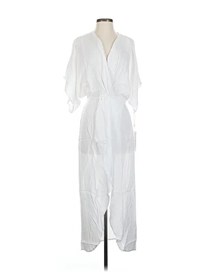 Lezat Casual Dress In White