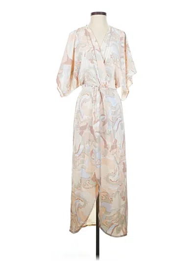 Pre-owned Lezat Casual Dress In White