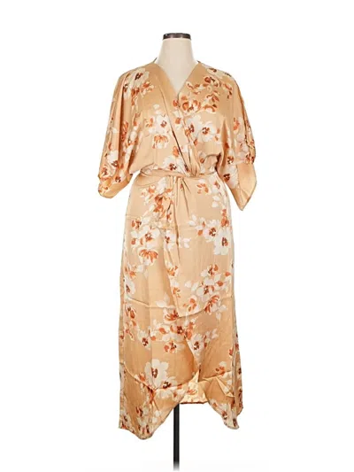 Lezat Casual Dress In Yellow