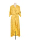 Lezat Casual Dress In Yellow