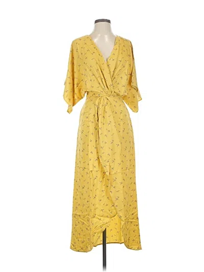 Lezat Casual Dress In Yellow