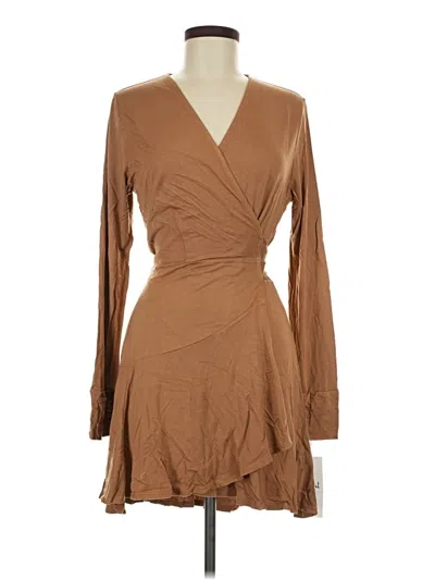 Pre-owned Lezat Cocktail Dress In Brown