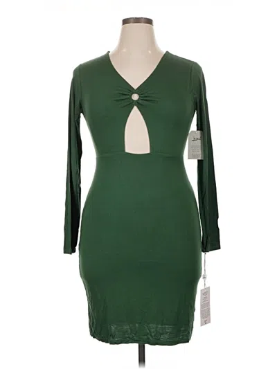 Pre-owned Lezat Cocktail Dress In Green