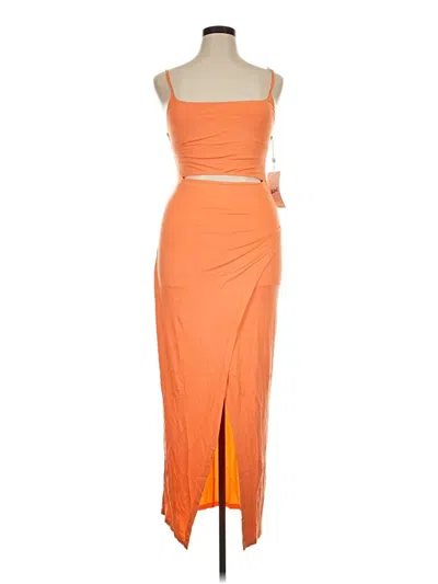 Pre-owned Lezat Cocktail Dress In Orange