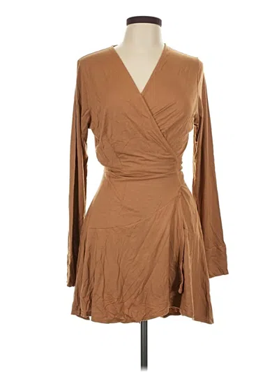 Pre-owned Lezat Cocktail Dress In Tan