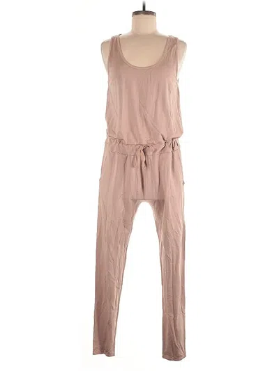 Pre-owned Lezat Jumpsuit In Brown