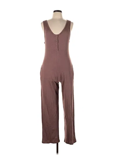 Pre-owned Lezat Jumpsuit In Brown