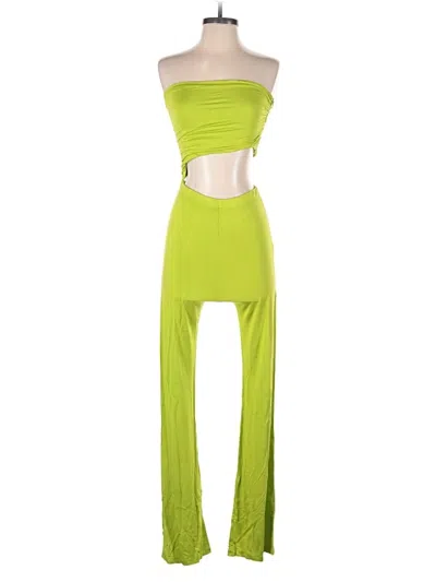 Pre-owned Lezat Jumpsuit In Green