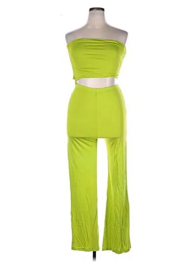 Pre-owned Lezat Jumpsuit In Green