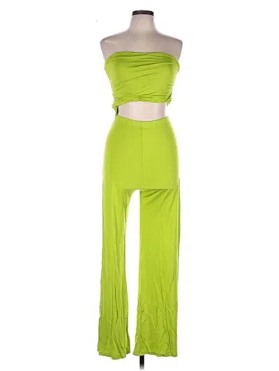 Pre-owned Lezat Jumpsuit In Green