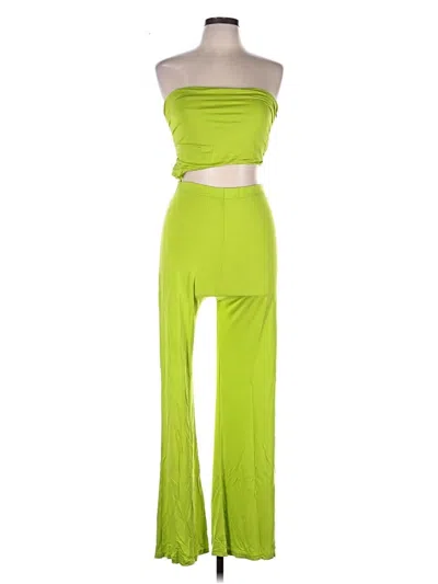 Pre-owned Lezat Jumpsuit In Green