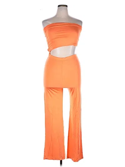 Lezat Jumpsuit In Orange