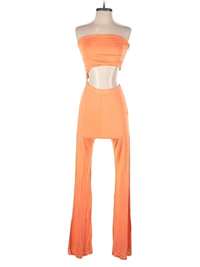 Lezat Jumpsuit In Orange