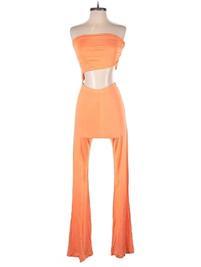 Lezat Jumpsuit In Orange