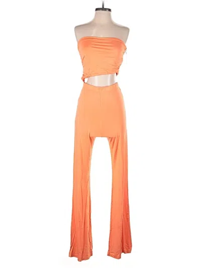 Pre-owned Lezat Jumpsuit In Orange