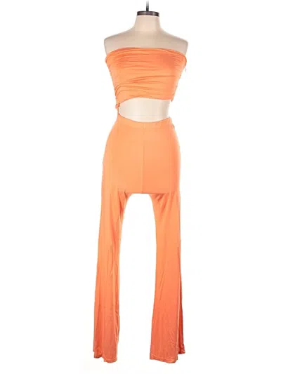 Pre-owned Lezat Jumpsuit In Orange