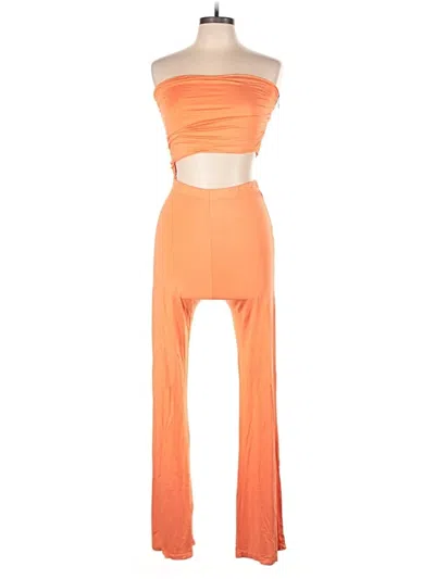 Pre-owned Lezat Jumpsuit In Orange