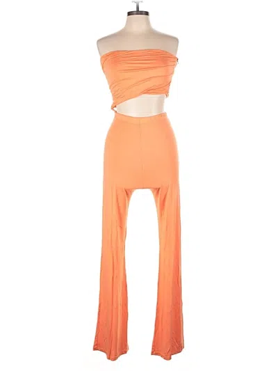 Pre-owned Lezat Jumpsuit In Orange