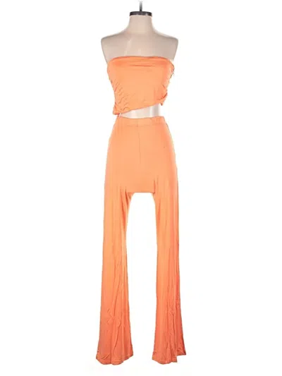 Pre-owned Lezat Jumpsuit In Orange