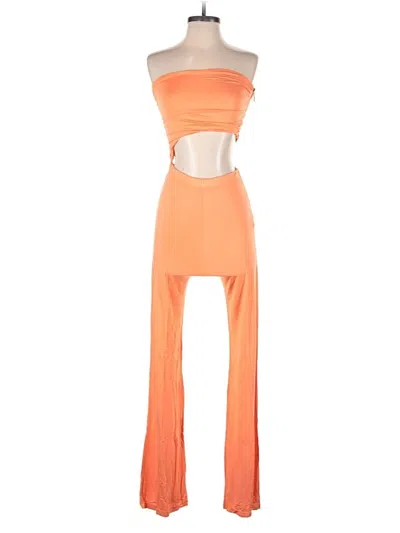 Lezat Jumpsuit In Orange