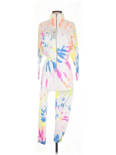 Pre-owned Lezat Jumpsuit In White
