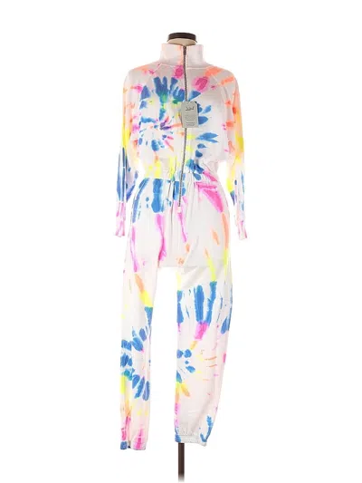 Pre-owned Lezat Jumpsuit In White