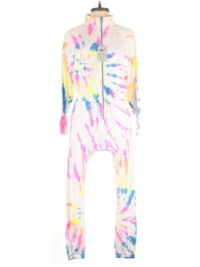 Pre-owned Lezat Jumpsuit In White