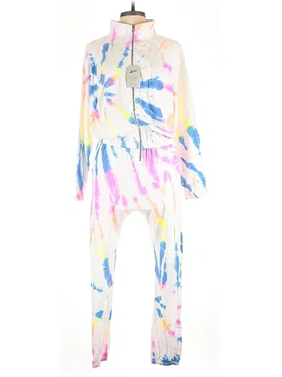 Pre-owned Lezat Jumpsuit In White