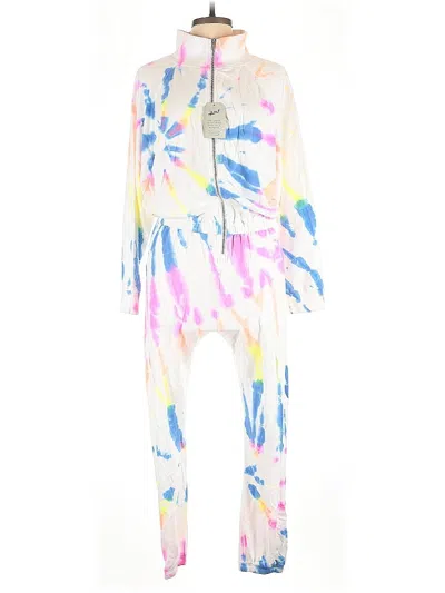 Pre-owned Lezat Jumpsuit In White