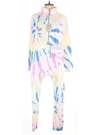 Pre-owned Lezat Jumpsuit In White