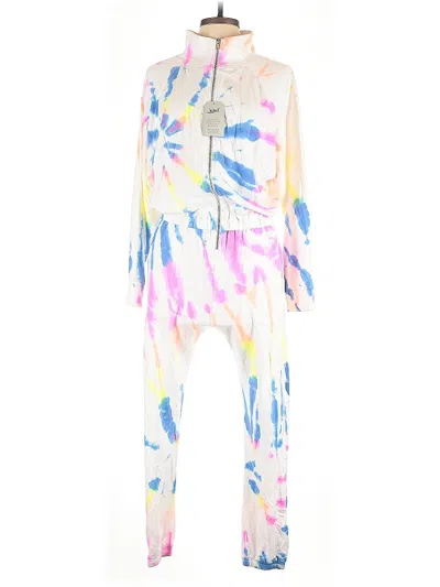 Pre-owned Lezat Jumpsuit In White