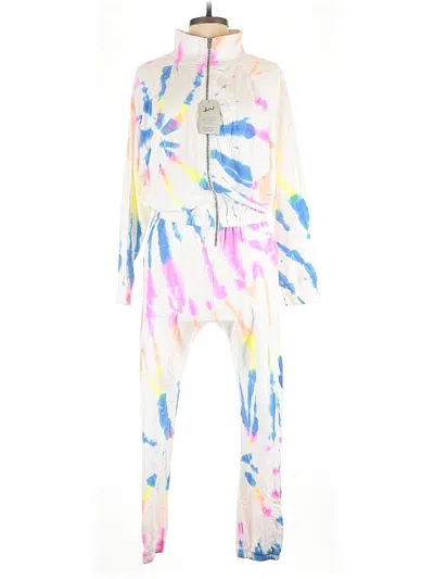 Pre-owned Lezat Jumpsuit In White