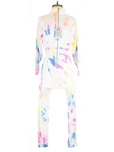 Pre-owned Lezat Jumpsuit In White