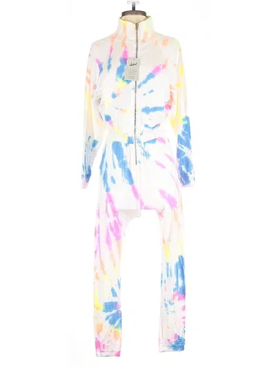 Pre-owned Lezat Jumpsuit In White