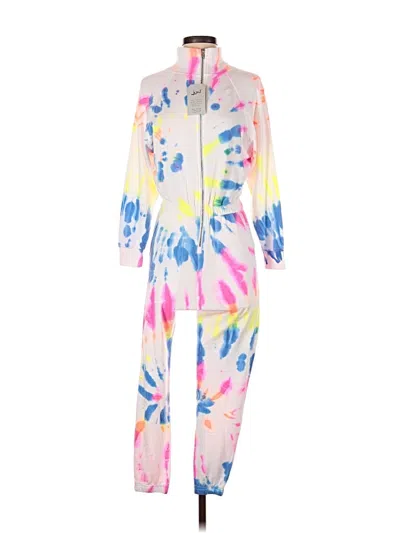 Pre-owned Lezat Jumpsuit In White