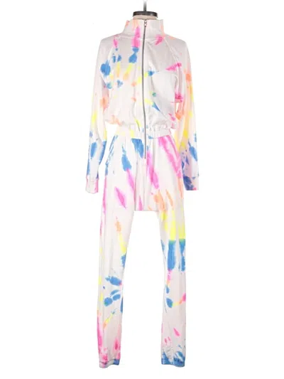 Pre-owned Lezat Jumpsuit In White