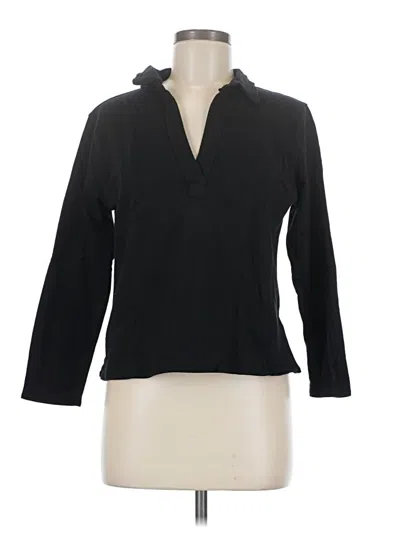 Lezat Long Sleeve Blouse In Black