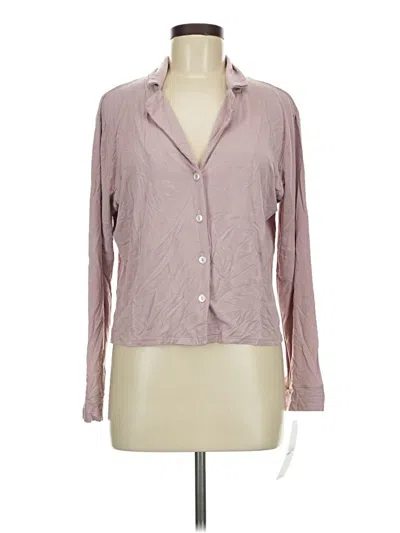 Pre-owned Lezat Long Sleeve Blouse In Pink