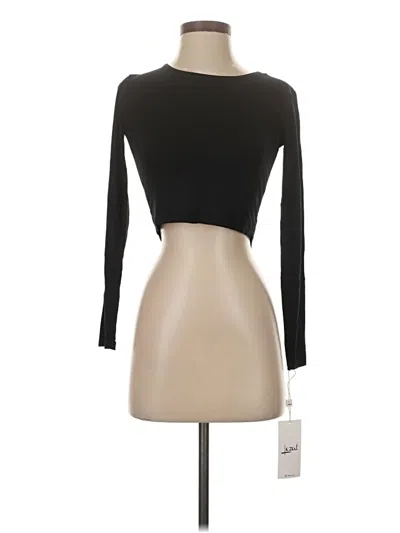 Pre-owned Lezat Long Sleeve Top Black Turtleneck Tops
