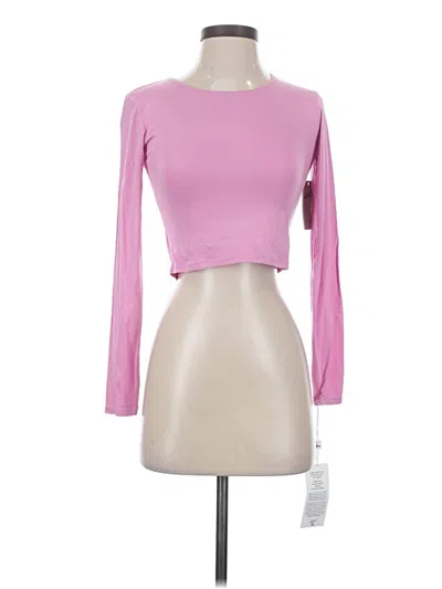 Pre-owned Lezat Long Sleeve T-shirt In Pink
